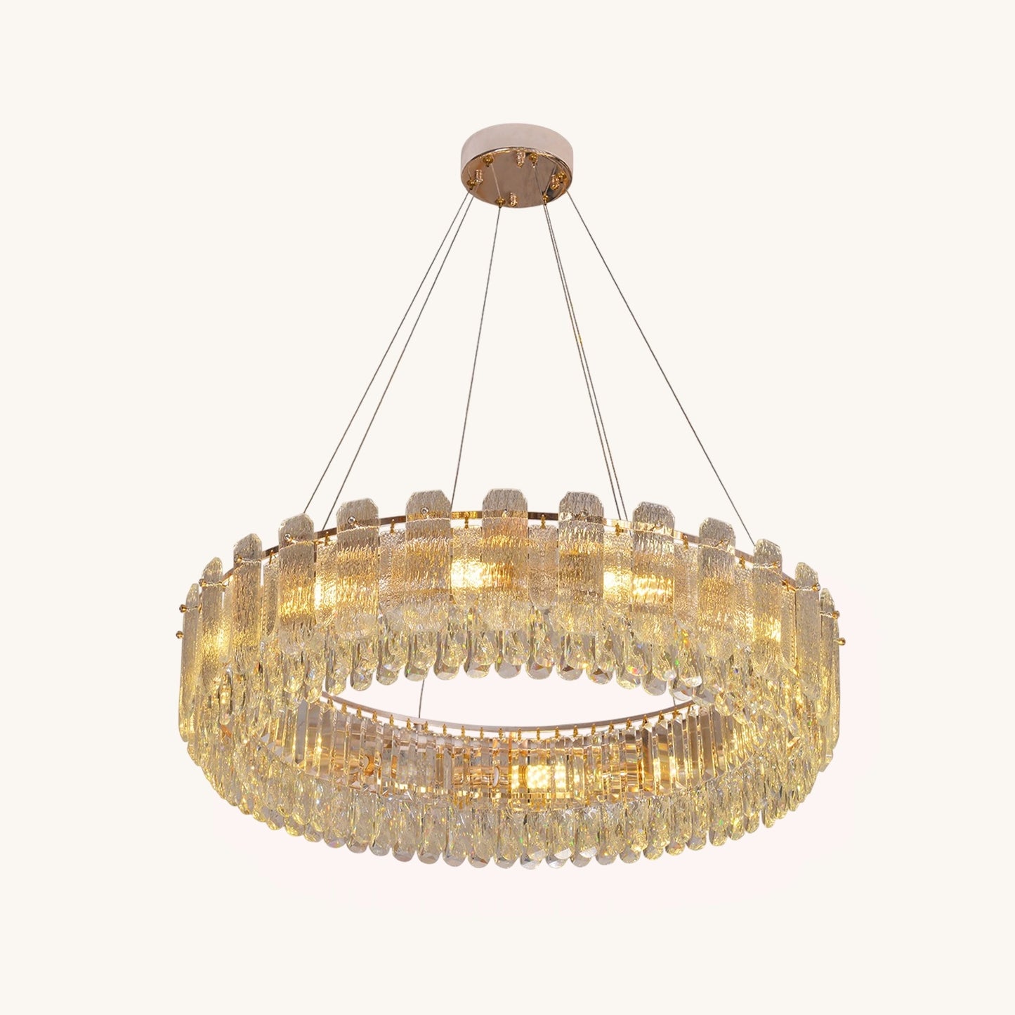 Crystal Cascading Elegance Chandelier