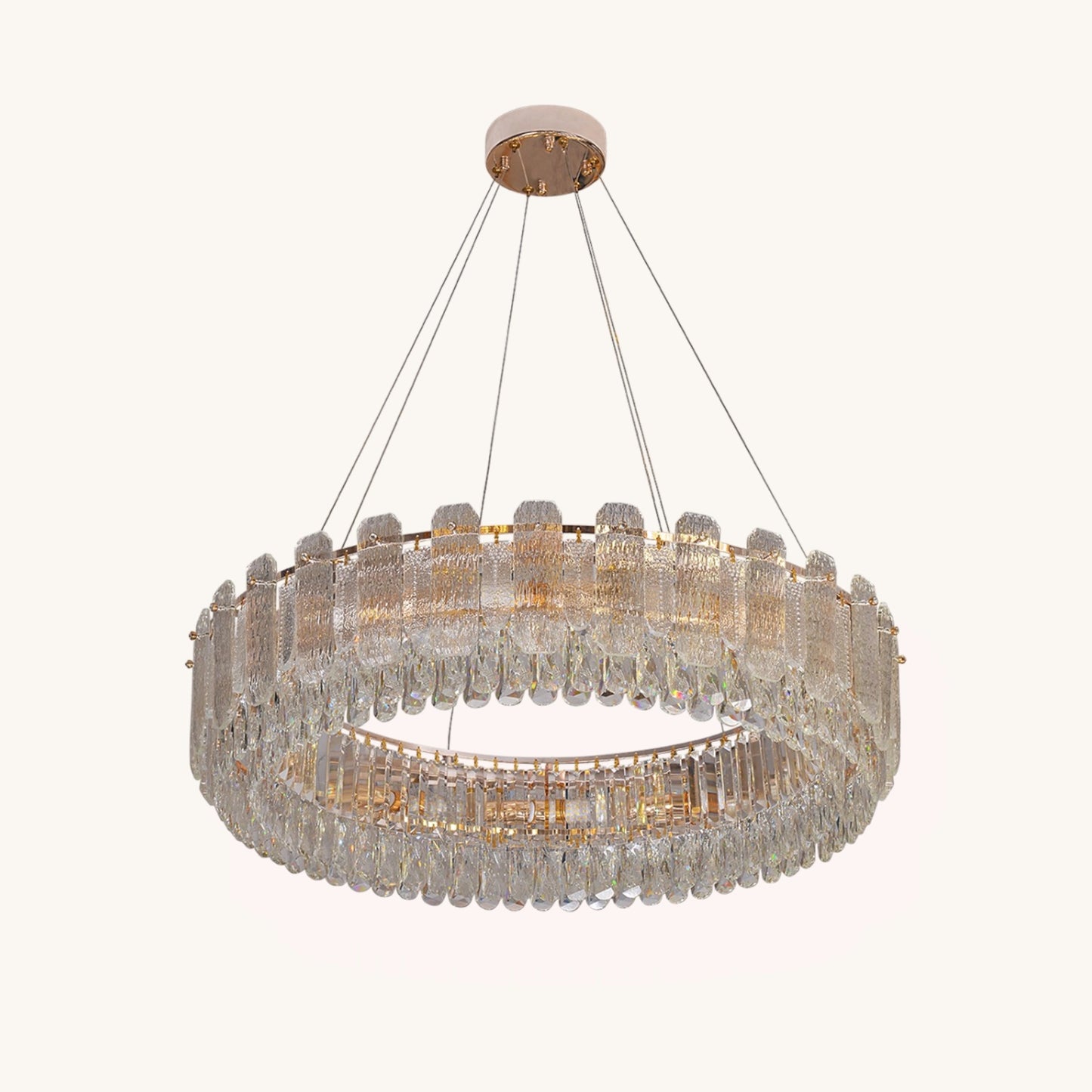 Crystal Cascading Elegance Chandelier