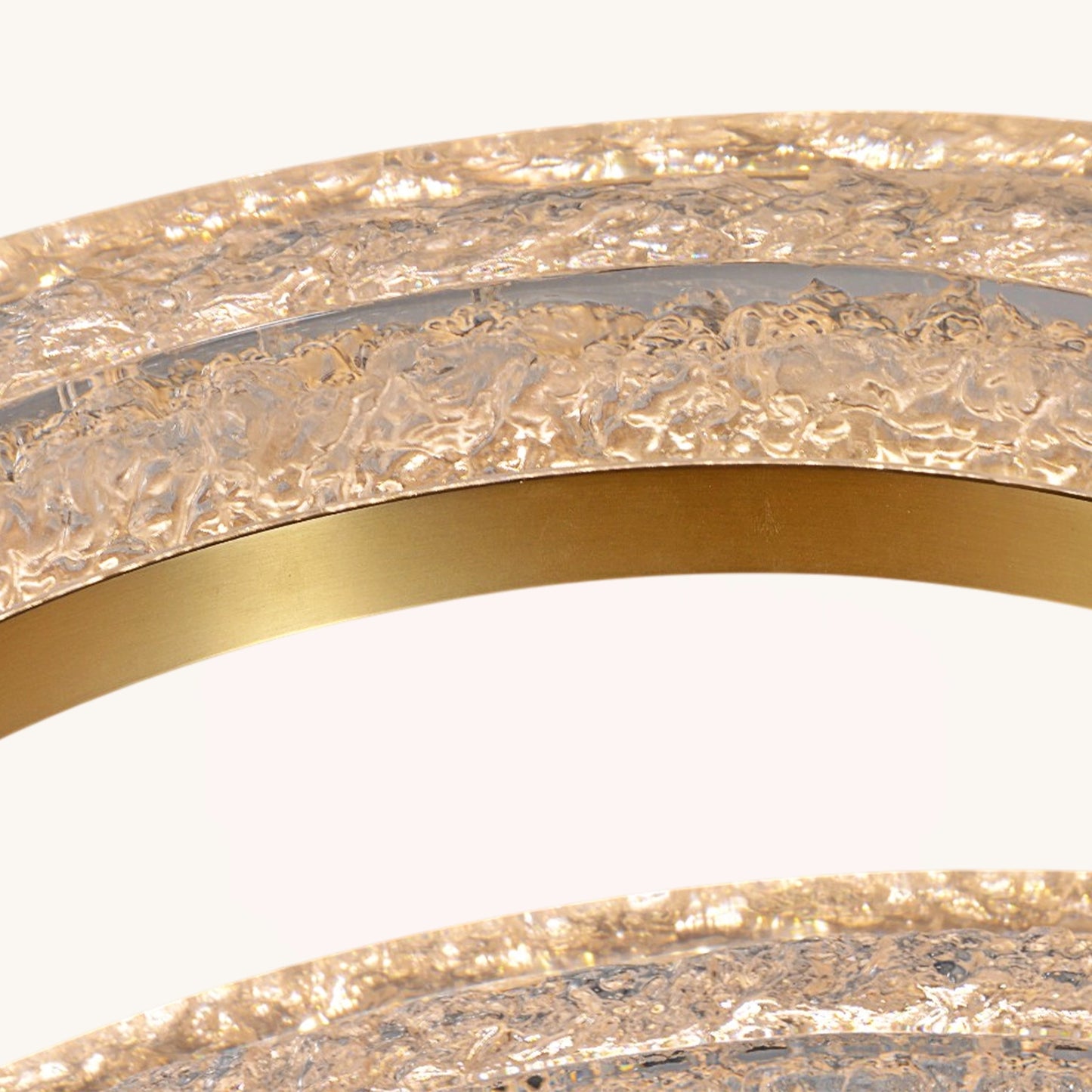 Aureate Ring - Cascading Illumination Chandelier