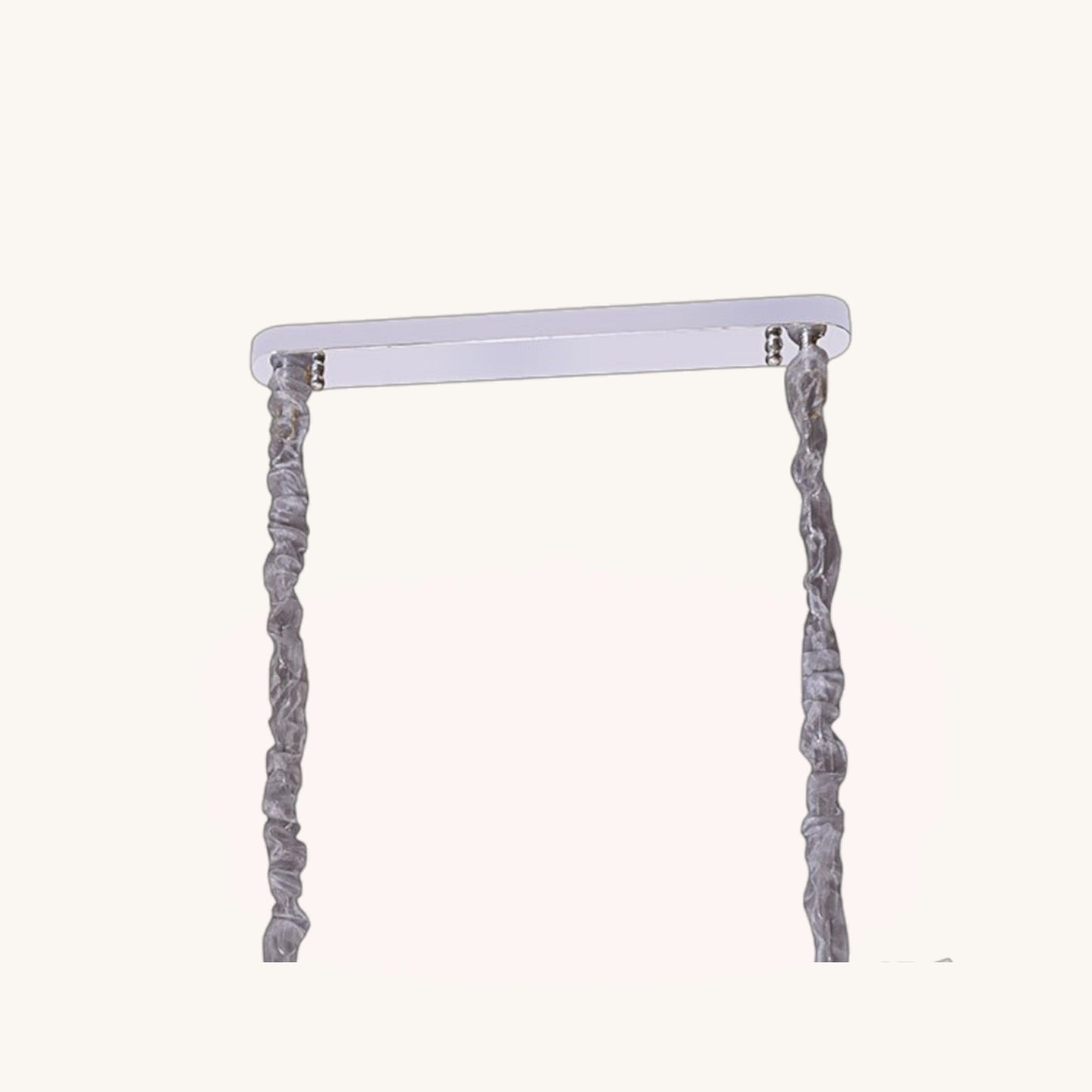 Sparkling Crystal Elegance - Oval Suspended Chandelier