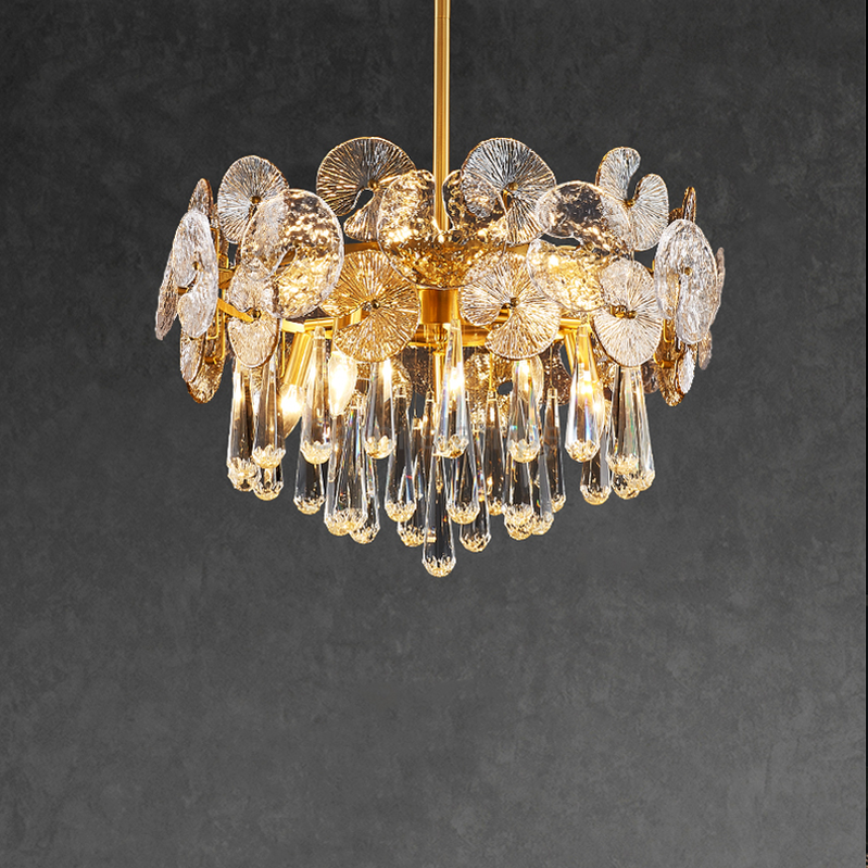 Silverdew Postmodern Crystal Chandelier