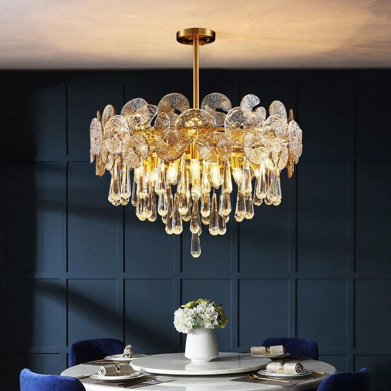 Silverdew Postmodern Crystal Chandelier