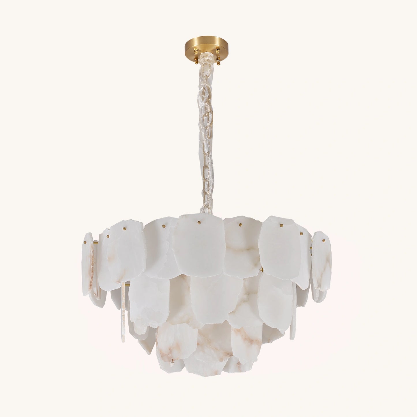 Glamorous Crystal - Oval Prismatic Suspension Chandelier