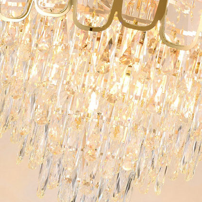 Palace Style Crystal Chandelier For High-Ceiling